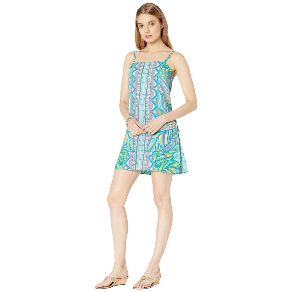 Lilly Pulitzer Sahar Romper Multicolor Maraca My World Engineered Romper Size 0